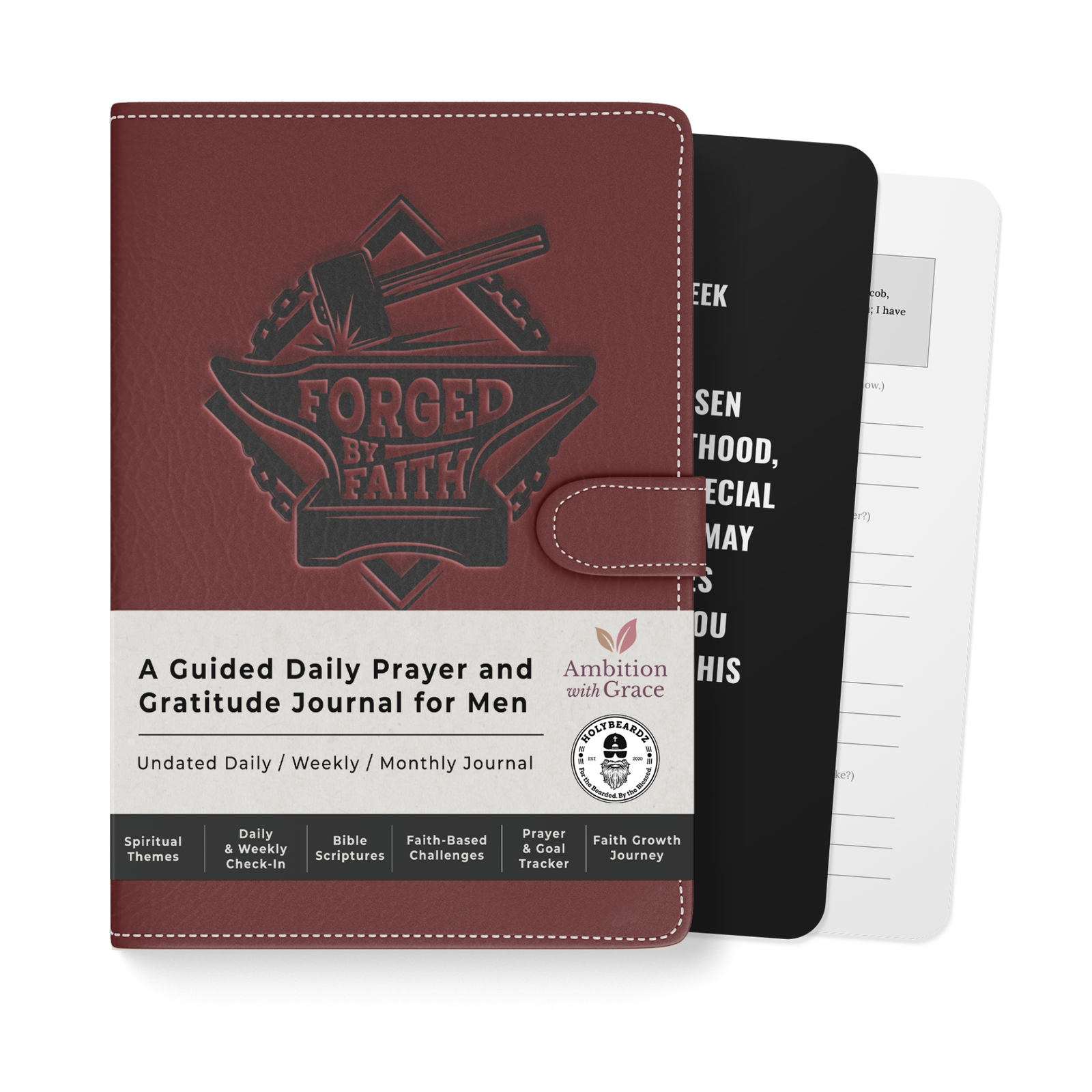 Forged by Faith — A Structured Prayer & Discipline Journal for Men
