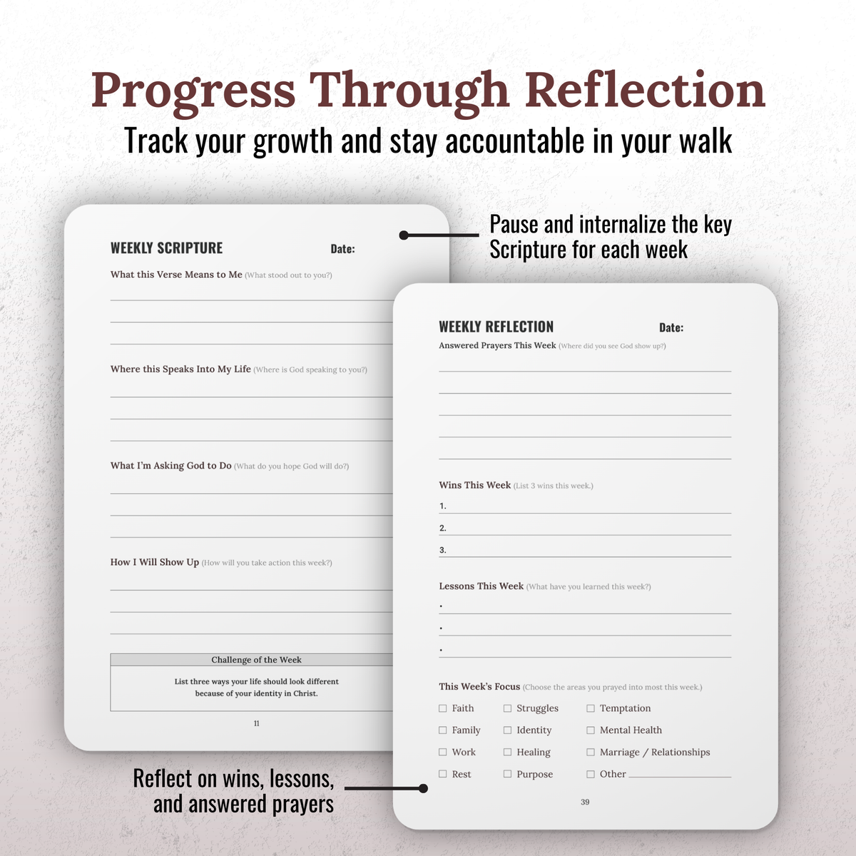 Forged by Faith — A Structured Prayer & Discipline Journal for Men