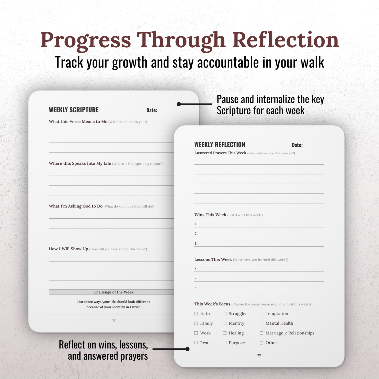 Forged by Faith — A Structured Prayer & Discipline Journal for Men