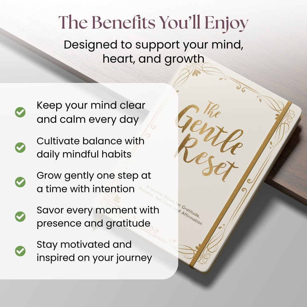 The Gentle Reset — Mindfulness & Gratitude Journal for Women